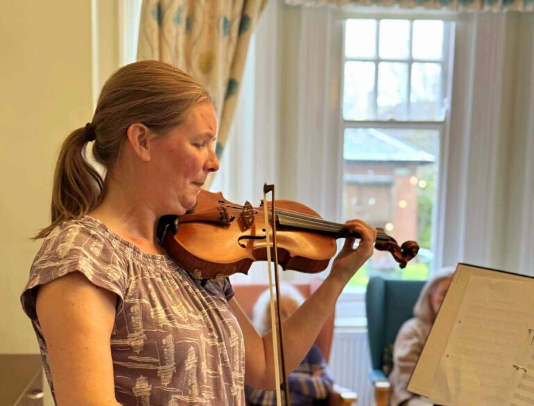 Violinist Meg